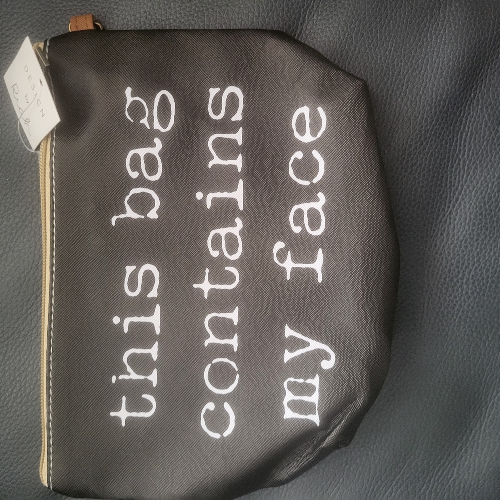 Black Makeup Pouch Bag